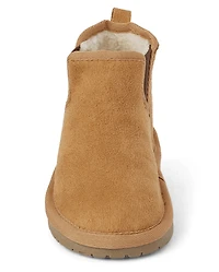 Boys Sherpa-Lined Chelsea Boots - Little Essentials
