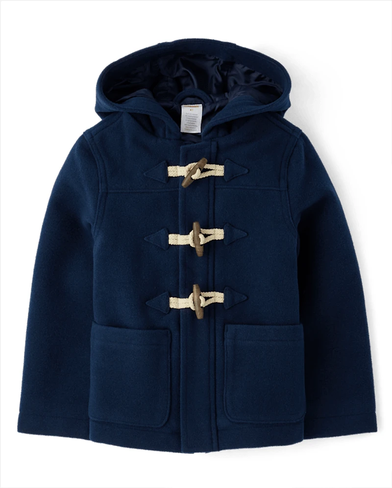 Boys Toggle Dress Coat - Royal Christmas