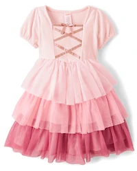 Girls Ballet Tiered Dress - Tiny Dancer