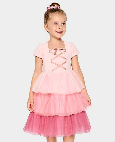 Girls Ballet Tiered Dress - Tiny Dancer
