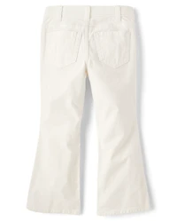 Pantalon Fille Boucle Velours Côtelé - Petit Flocon De Neige