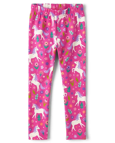 Leggings licorne pour filles - Les amis des dinosaures