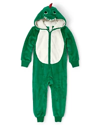 Boys Dino One-Piece Pajamas - Gymmies