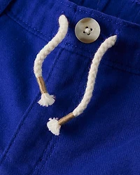 Kids Linen-Blend Pull On Shorts