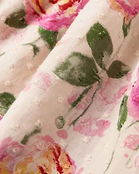 Womens Mommy And Me Rose Tiered Dress - Blushing Blooms