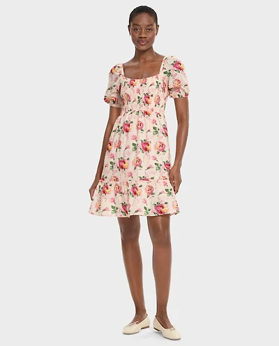 Womens Mommy And Me Rose Tiered Dress - Blushing Blooms