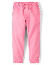 Girls Ruffle Jogger Pants - Little Essentials