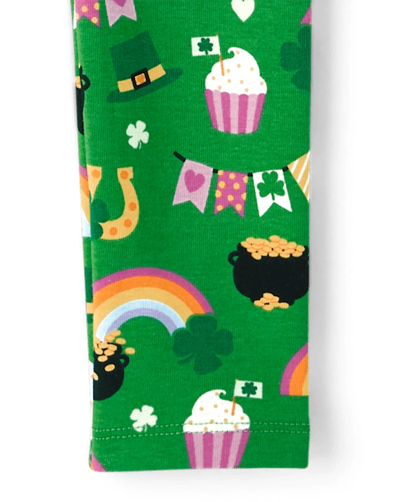 Leggings trèfle pour filles - Petit lutin