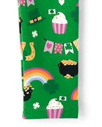 Leggings trèfle pour filles - Petit lutin