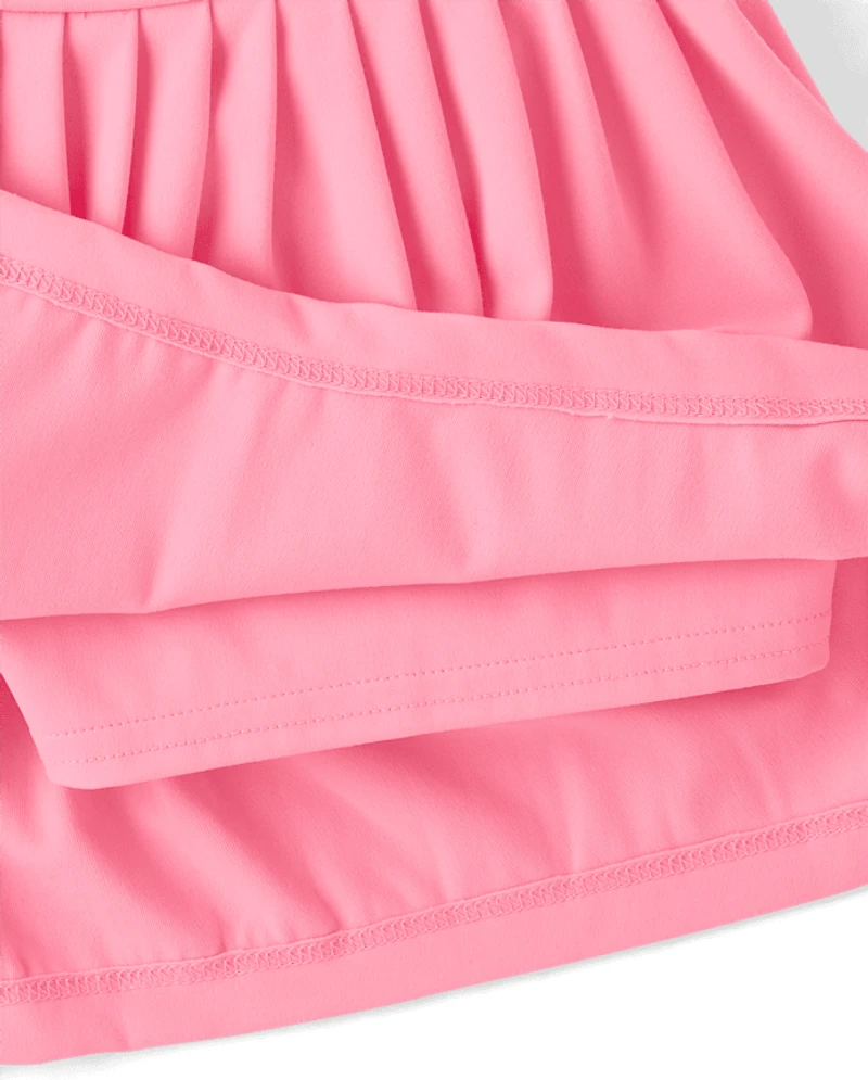 Jupe-short plissée pour fille