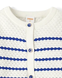 Gilet rayé pour fille - Little Essentials