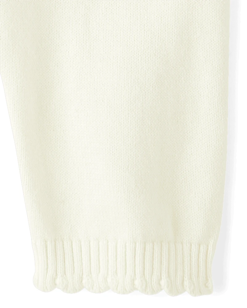 Baby Girls Embroidered Floral Sweater 3-Piece Set - Homegrown by Gymboree