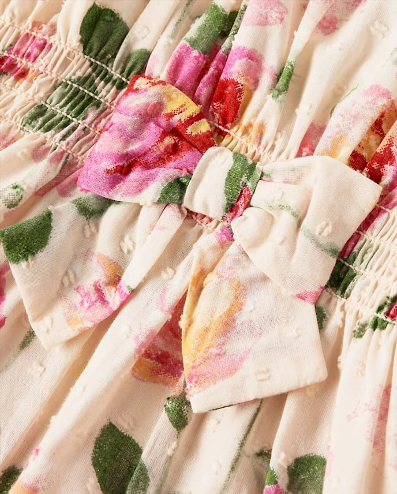 Cache-maillot fleuri pour filles - Swim