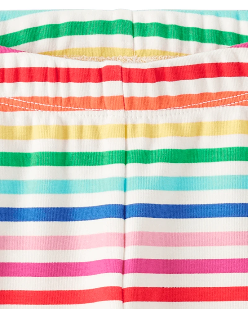 Girls Print Bike Shorts