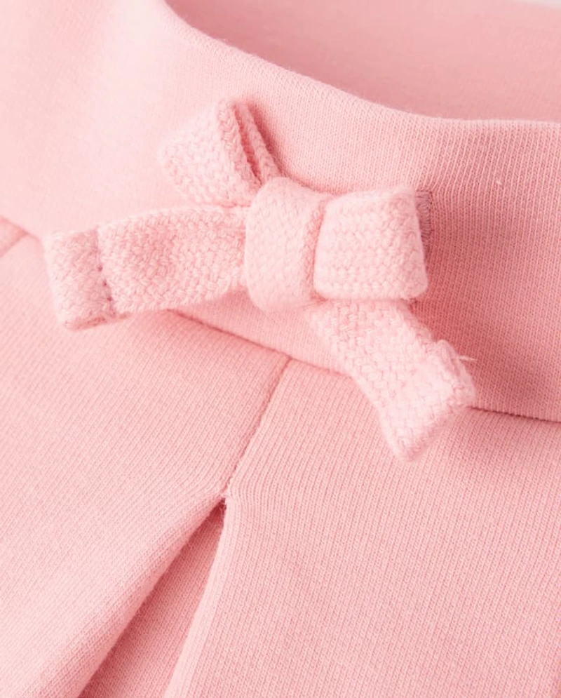 Girls Pleated Striped Hem Skort - Campus Cuties