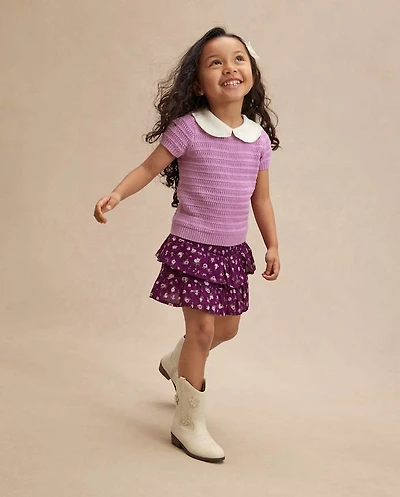 Girls Floral Ruffle Skort - Magical Meadows