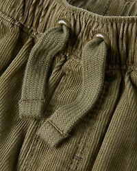 Girls Corduroy Pull On Baggy Cargo Pants - Magical Meadows