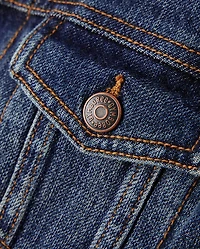 Kids Sherpa-Lined Denim Jacket - Little Essentials