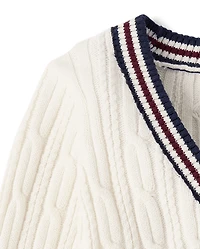 Gilet en maille torsadée pour filles - Campus Cuties