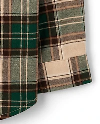 Chemise à carreaux boutonnée pour enfants - Fêtes d'automne
