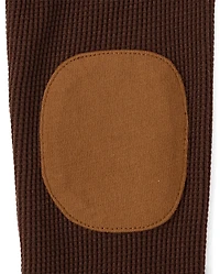 Boys Colorblock Thermal Henley Top