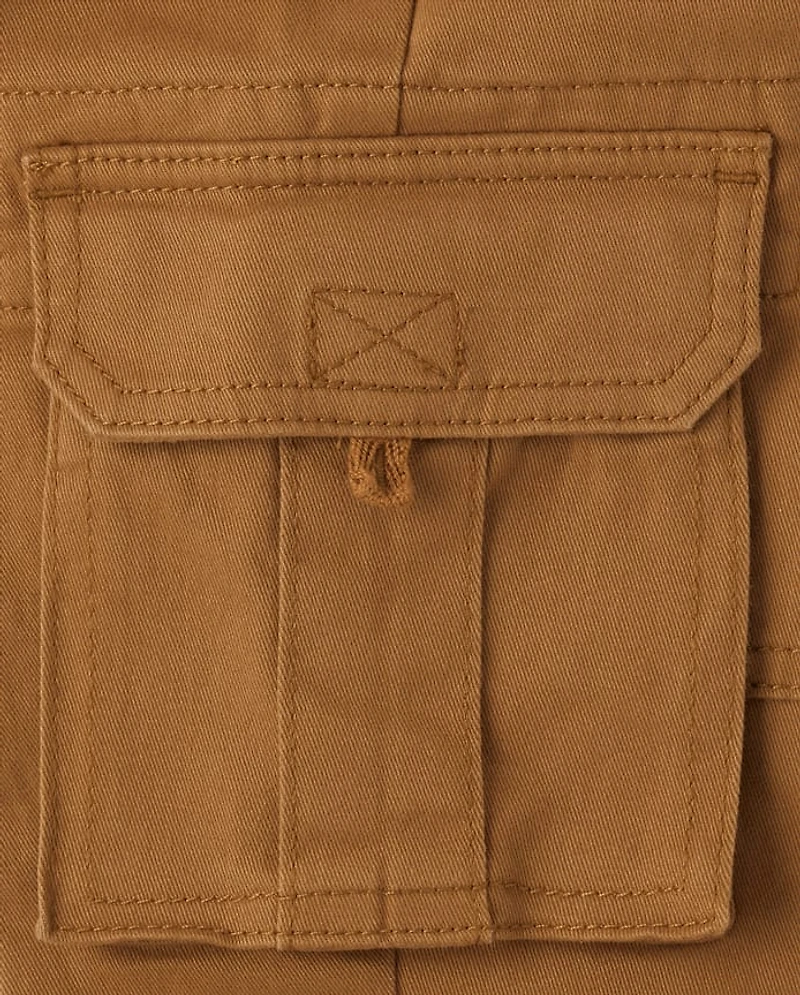 Boys Pull On Cargo Jogger Pants - Little Essentials