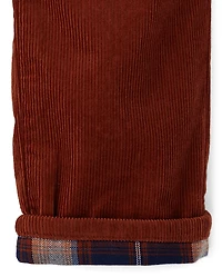 Boys Corduroy Pull On Relaxed Pants - Highland Hills