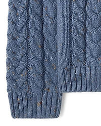 Pull à col montant en maille torsadée texturée pour garçon - Little Essentials
