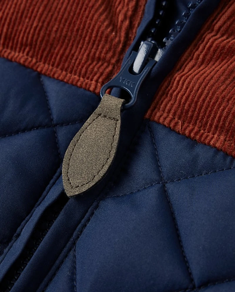 Kids Quilted Puffer Vest - Highland Hills