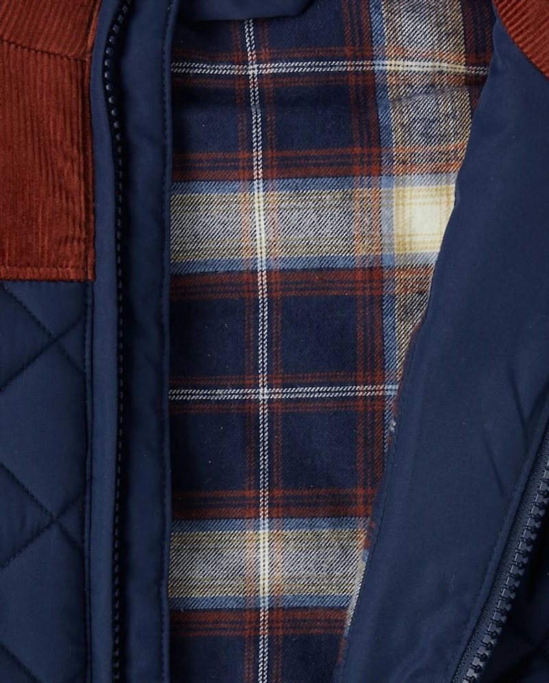 Kids Quilted Puffer Vest - Highland Hills