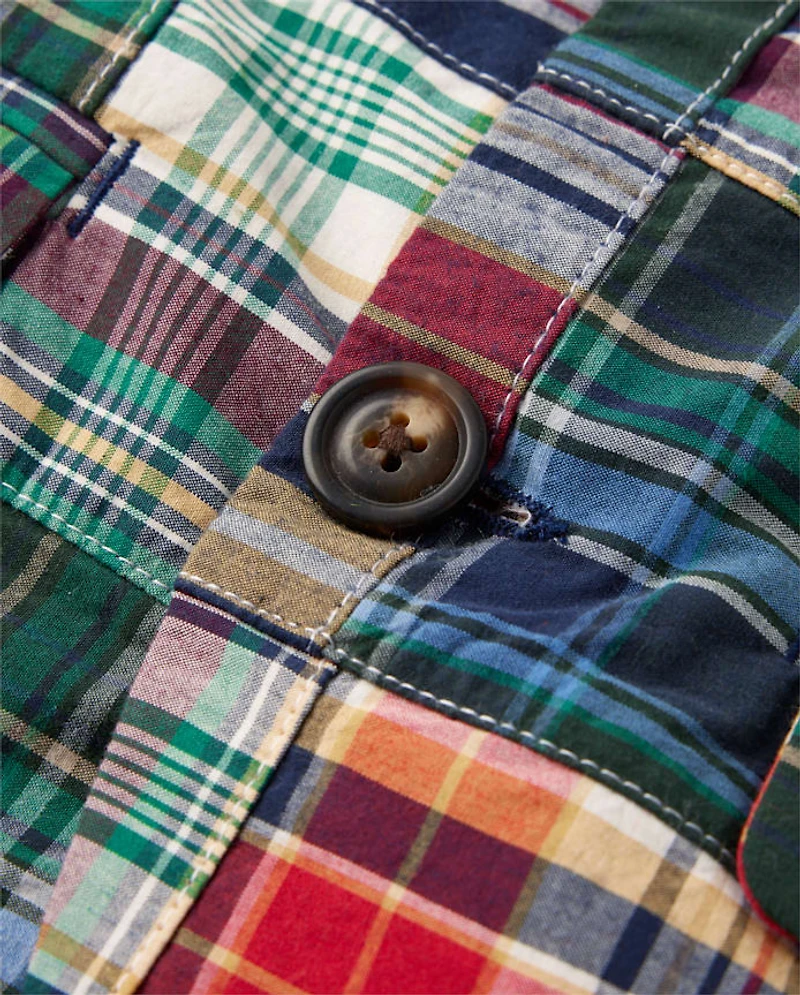 Kids Plaid Madras Poplin Blazer - Campus Cuties