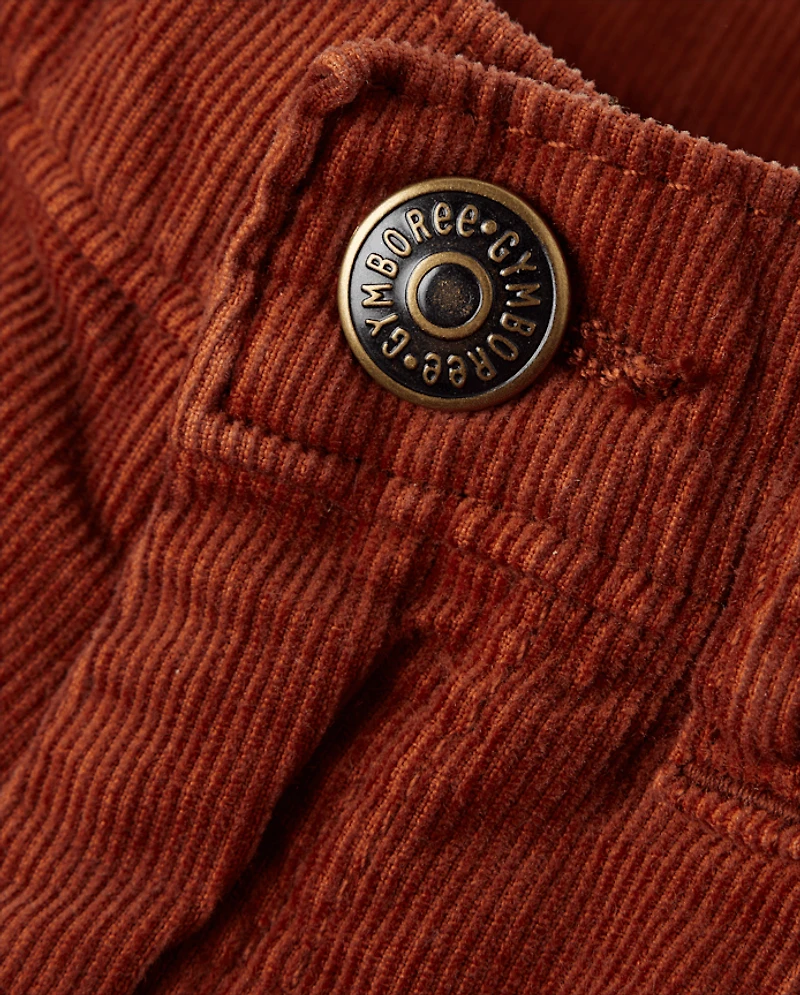 Kids Corduroy Baggy Cargo Pants - Little Essentials