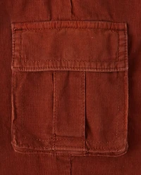 Kids Corduroy Baggy Cargo Pants - Little Essentials