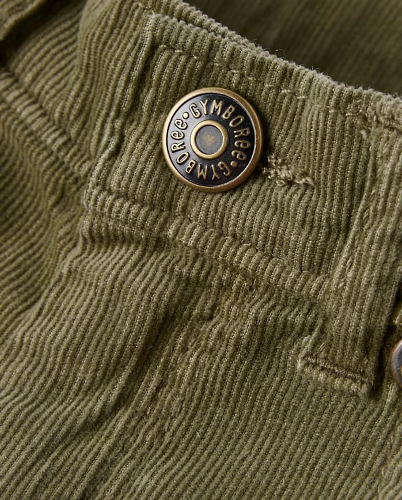 Kids Corduroy Baggy Cargo Pants