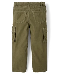 Kids Corduroy Baggy Cargo Pants