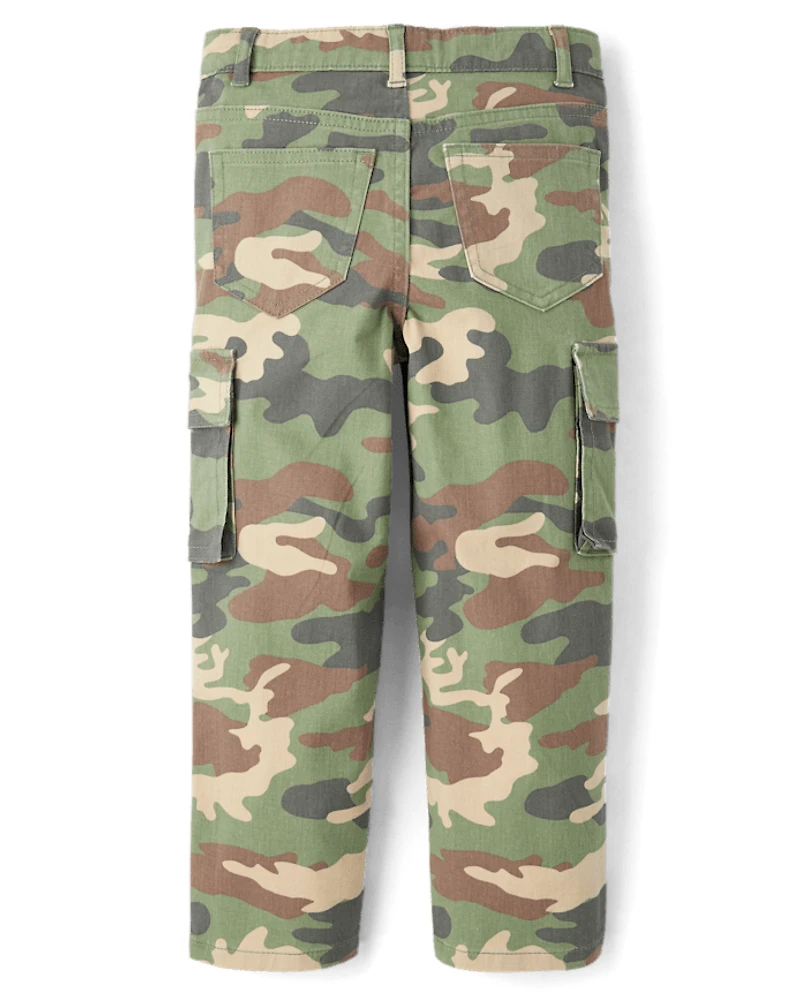 Kids Camo Baggy Cargo Pants - Highland Hills