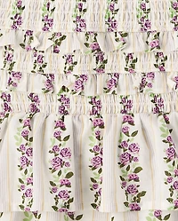 Girls Floral Smocked Ruffle Dress - Magical Meadows