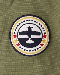 Kids Embroidered Aviator Patch Jacket - Highland Hills