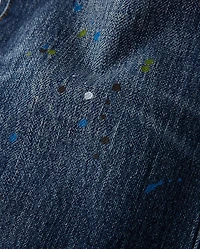 Kids Paint Splatter Baggy Jeans - Campus Cuties