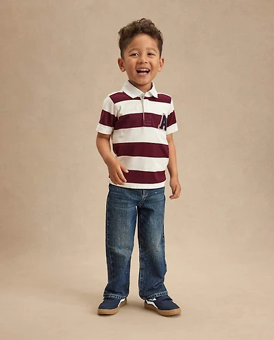 Kids Paint Splatter Baggy Jeans - Campus Cuties