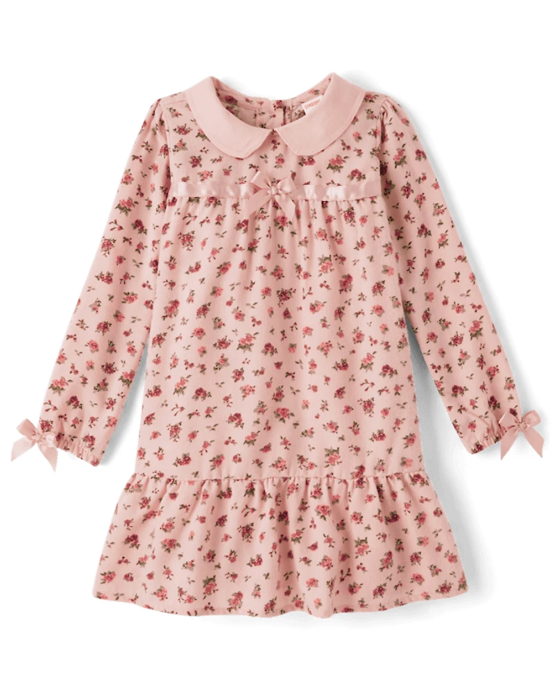 Girls Floral Ruffle Nightgown - Gymmies