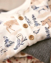 Baby Boys Forest Henley Bodysuit 3-Pack - Homegrown by Gymboree