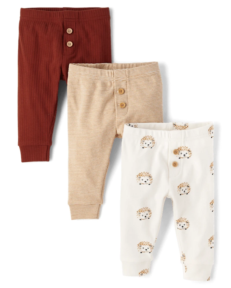 Baby Hedgehog Pants 3-Pack - Homegrown by Gymboree