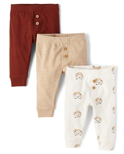 Baby Hedgehog Pants 3-Pack - Homegrown by Gymboree