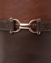 Bottes hautes à boucle contrastée pour filles - Little Essentials