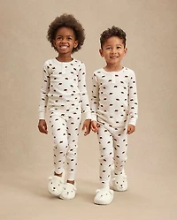 Kids Bear Snug Fit Thermal Henley Pajamas - Gymmies