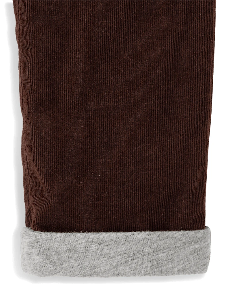 Boys Corduroy Pull On Roll Cuff Pants