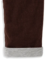Boys Corduroy Pull On Roll Cuff Pants