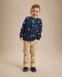 Kids Paint Splatter Relaxed Chino Pants - Campus Cuties