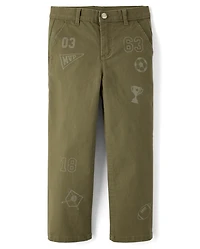 Kids Varsity Baggy Chino Pants - Campus Cuties
